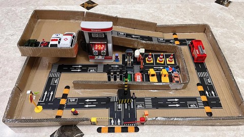 迷你世界停车场怎么造[图1]