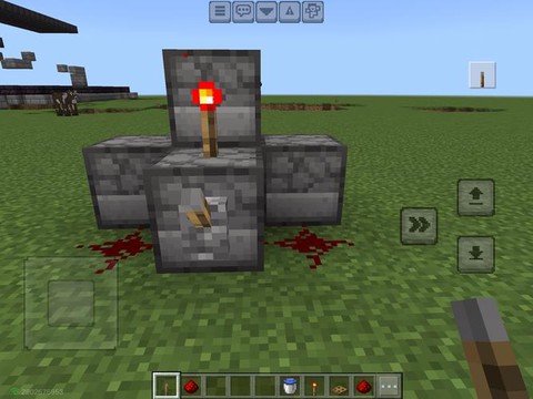 我的世界怎么做红石大炮手机版